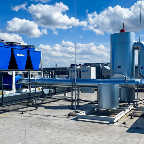 Budynek biurowy instalacja wody lodowej